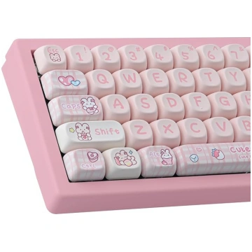 PBT taustiņu vāciņi 148 taustiņi Cute Keycap Dye S