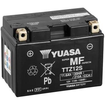 YUASA akumulators TTZ12S-BS 12V 11.6Ah AGM