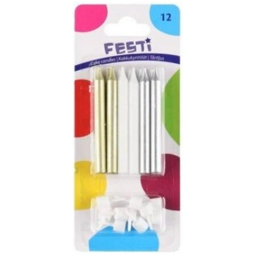 Kūkas sveces, 12 gab. Festi
