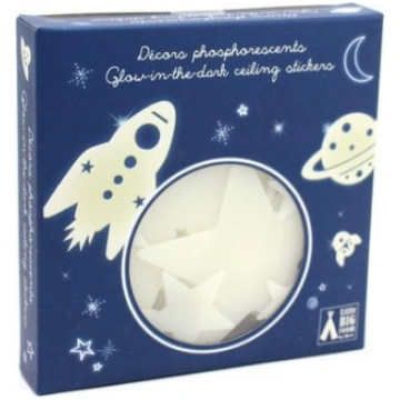 Djeco Fluorescējošās uzlīmes - Kosmoss, DD04591