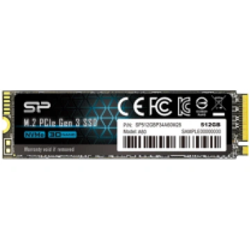 Silicon Power A60 512 GB, SSD interface M.2 NVME, 