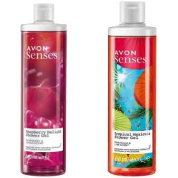 Avon dušas želeju komplekts Raspberry Delight un T