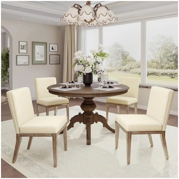 COLAMY Dining Room Chairs, Set of 4, Modern Dining