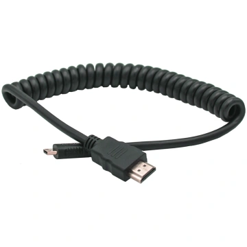 Kabeļis, CARUBA, Caruba HDMI-Mini HDMI Spring Wire