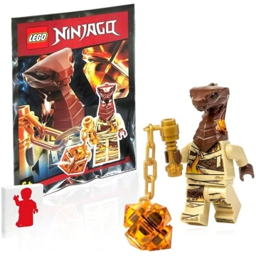 LEGO NinjaGo minifigūriņa Pyro Whipper The Snake (