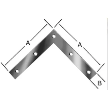 Leņķis plats 100x15mm brūns