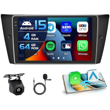 4+64G auto radio BMW 3. sērijas 328i 335i 325i (E9