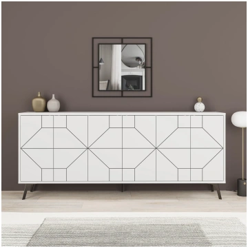 Konsole, Hanah Home, Balta, 184 x 77,4 x 35, cm