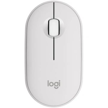 Pele Logitech M350S Balta USB optiska bezvadu 910-