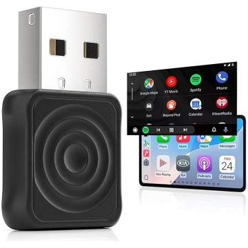 Bezvadu adapteris 2-in-1 CarPlay/Android auto adap