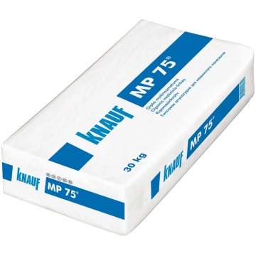 Ģipša apmetuma maisījums Knauf MP 75, remonta, 30 