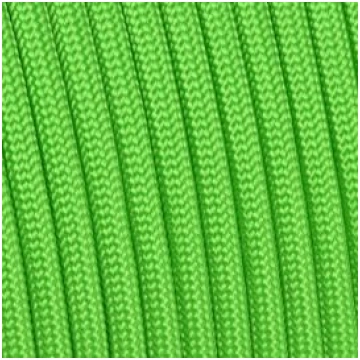 Paracord 550 basic verde flu 4 mm - 30 mt