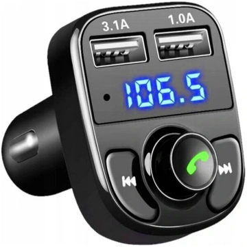 BLUETOOTH FM MP3 SD raidītājs 2x USB lādētājs Nav 