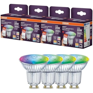 Osram Smart LED Spot PAR16 Reflector GU10, 4,9 W, 