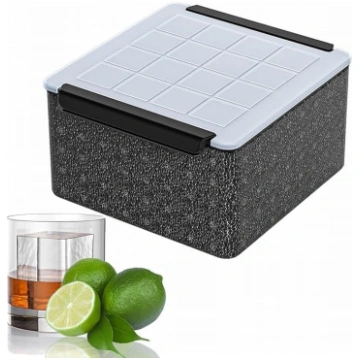 Crystal Clear Ice Cube Tray - 1,7 x 2 collas caurs