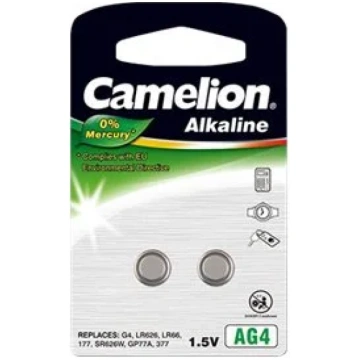 Camelion AG4/LR66/LR626/377 Alkaline Buttoncell 2 