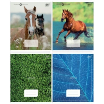 Notebook A5, 12l., line HORSES/MICRO INTERDRUK