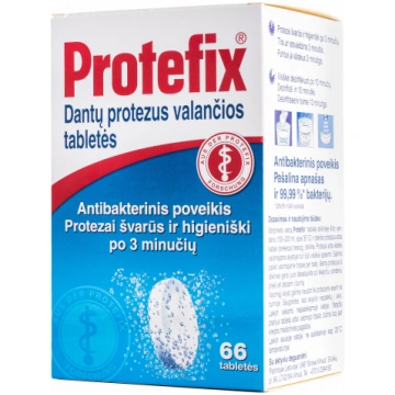 Protefix Aktiv Reiniger protēžu tīrītājs, 66 table