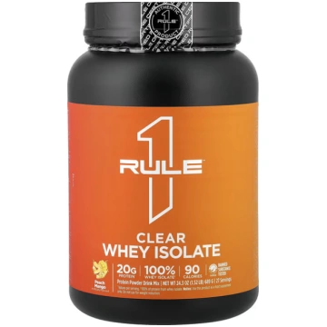 Rule One Proteins, Clear Whey Isolate, Peach Mango