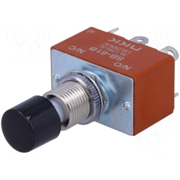 Switch: push-button | Pos: 2 | SPST | 3A/125VAC | 