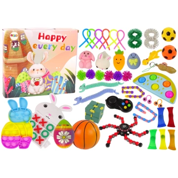 Easter Fidget Toys Pop It Squishy Anti-stress 41 P