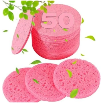 50 gab. saspiestu sejas sūkļu estētiķiem - 100% da