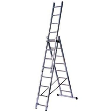 BESK Kāpnes alumīnija 3x 9 pakāpieni (475095902348