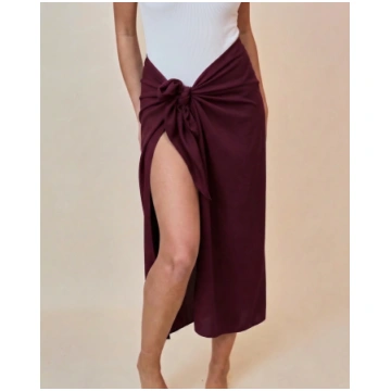 Sarong in Lycra - Borgogna Viel Collection