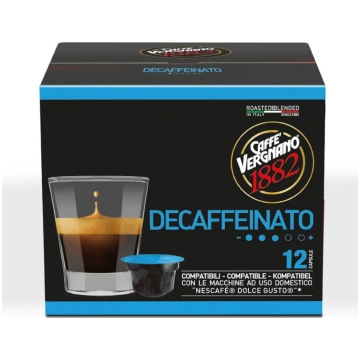 Coffee capsules Vergnano Decaffeinato 7104, 12 cap