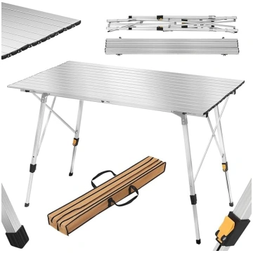 Woltu CPT8132sb Aluminium Camping Table, Folding T
