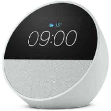 Amazon Echo Spot (2024) Glacier White ( B0BFCBKXWL