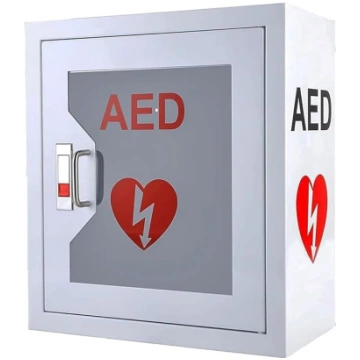 AED defibrilatora skapis, sienas glabāšanas kaste
