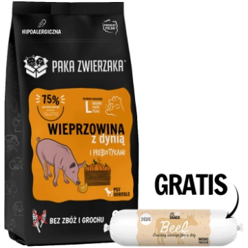 PAKA ZWIERZAKA Seventh HeavenSausā barība Cūkgaļa 