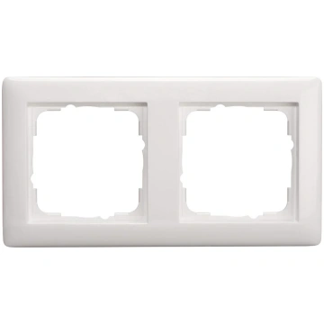 Switch frames, 2-way , scale: 55x55 mm, plastic, c