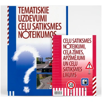 Komplekts: "Tematiskie uzdevumi ceļu satiksmes not