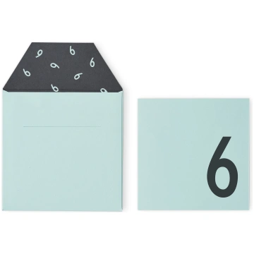 Dzimšanas dienas kartīte bērniem Design Letters 6 