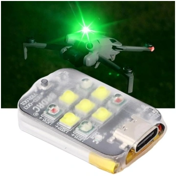 Stroboskopa dronu gaisma, LED dronu zibspuldzes ga