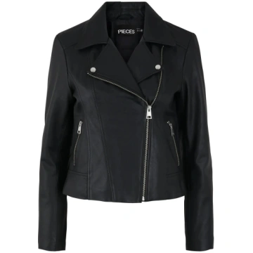 Pieces - Pcsusse Leather Jacket Noos - izmērs XS