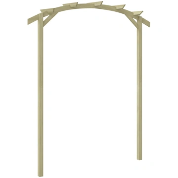 Dārza pergola, impregnēts priedes koks, 180x210x40