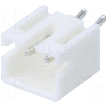 Socket | wire-board | male | 2mm | PIN: 2 | THT | 