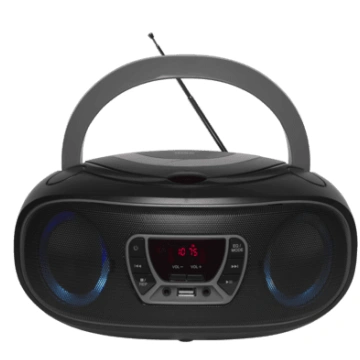 Denver TCL-212BTGREY Bluetooth Boombox CD/MP3/USB,