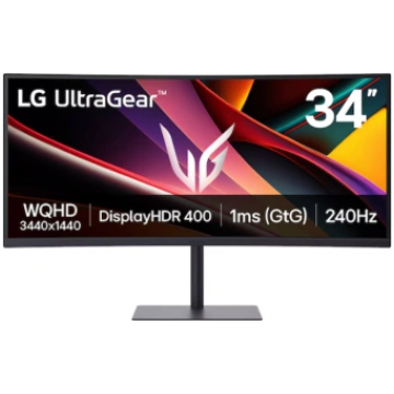 Monitors LG 34" 34G630A-B IPS QHD 240Hz Curved