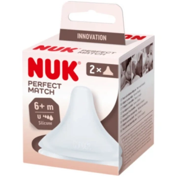 NUK Perfect Match knupis L izmēra silikona 3+ mēne