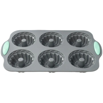 6 Hole Silicone Donut Mold Non Stick Donut Maker B