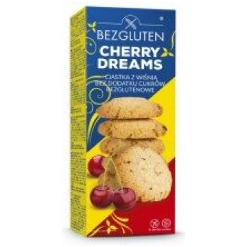 Bezglutēna cepumi CHERRY DREAMS bez pievienota cuk