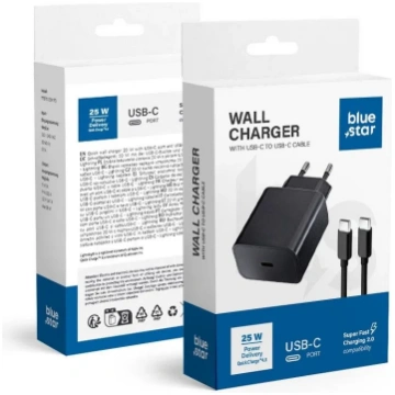 BLUE STAR travel charger Type C + Type C to Type C