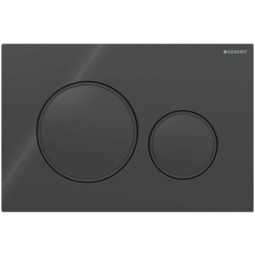 Placca di comando geberit sigma 20 round nero luci