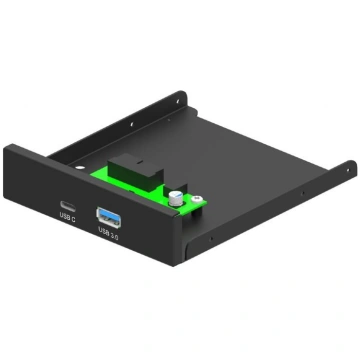 CASE ACC FRONT 3.5" PANEL/USB 2P FDI3-U3C-01 GEMBR