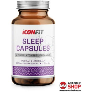 Iconfit Sleep Capsules Kapsulas Miegam Teanīns Mel