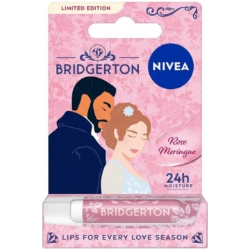Lūpu balzams Nivea Bridgerton Edition Rose Meringu
